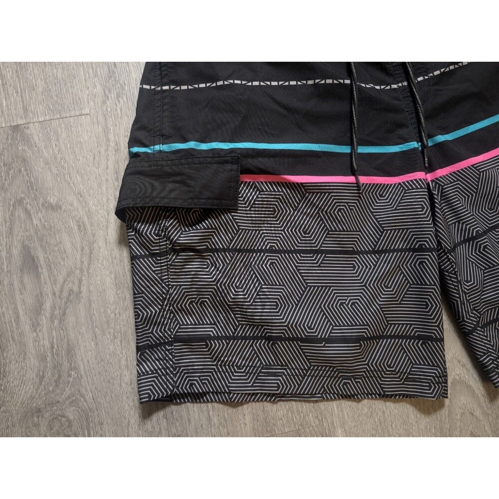 George Mens Swim Shorts Microfiber With One Pocket & Drawstring Size Large 36-38 - Picture 3 of 14